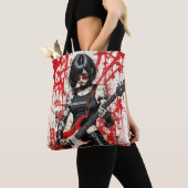 CyberBass反逆ショルダートート トートバッグ (クローズアップ)