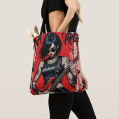 CyberBass反逆ショルダートート トートバッグ (クローズアップ)