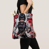 CyberBass反逆ショルダートート トートバッグ (クローズアップ)