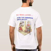 Cyberdreamは現実に会います Tシャツ (裏面)