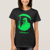 Cybergoth Clothes Alt Aesthetic  Cyber Death Grim  Tシャツ (正面)