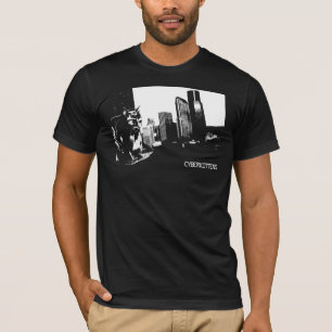 CYBERKITTENS: で持ち上げられる(黒) Tシャツ