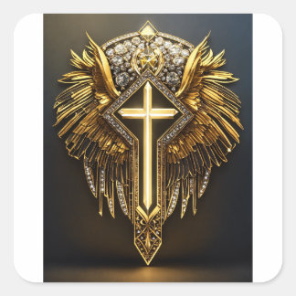 CyberLion：未来的な幾何学的な轟音 スクエアシール