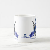 Cybernatの紋章付き外衣 コーヒーマグカップ (中央)