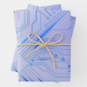 Cybernetic Blue Chip Motherboard  ラッピングペーパーシート (インサイチュ)