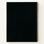 Cybernetic Phoenix Fire Dark Sci Fi Gamer ノートブック (裏面)