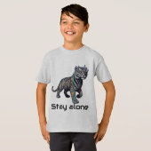 Cybernetic Tiger Strength Stay Alone Graphic Tシャツ (正面フル)