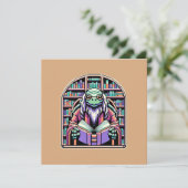 Cybernetic Turtle Librarian - Pixel Wisdom Keeper 招待状 (スタンド正面)