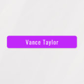 Cyberpunkカラーパレット防水名ラベル ラベル (デザイン1)