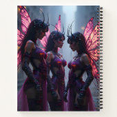 Cyberpunk妖精の国 ノートブック (裏面)