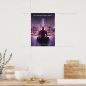 Cyberpunk – 戦士，ジム，トレーニング，成功 ポスター (キッチン)