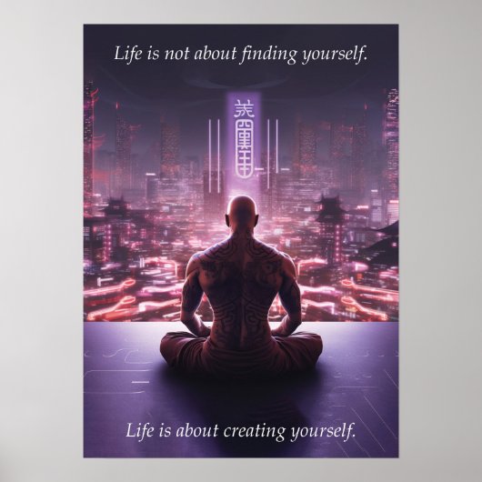 Cyberpunk – 戦士，ジム，トレーニング，成功 ポスター (正面)