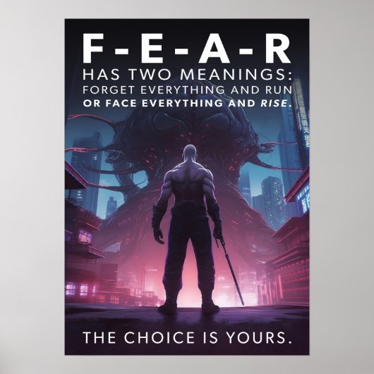 Cyberpunk – 戦士，ジム，トレーニング，成功 ポスター (正面)