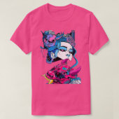 Cyberpunk Aesthetic Samurai Demons Mask Japanese G Tシャツ (デザイン正面)