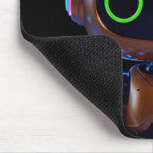 Cyberpunk AI Robot Mouse Pad #00003 | AIC Rustyx マウスパッド (コーナー)