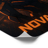 Cyberpunk Anime Girl – Neon City ポスター (角)