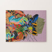 cyberpunk, anime, manga, acid, cyber, art, ジグソーパズル (横)