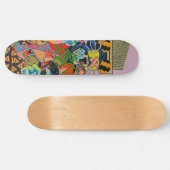 cyberpunk, anime, manga, acid, cyber, art, スケートボード (横)