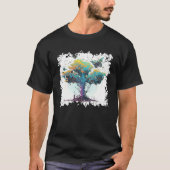 Cyberpunk Butterfly Tree Aesthetic Nature Tシャツ (正面)