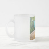 Cyberpunk Capybara VR Goggles Sci-Fi Coffee Mug フロストグラスマグカップ (左)