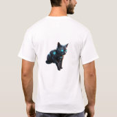 🐱🚀 Cyberpunk Cat – 未来的Tシャツ🌆 Tシャツ (裏面)