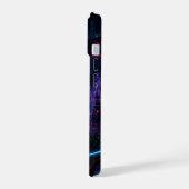 Cyberpunk Cat Ramen iPhone 15ケース (左側面)
