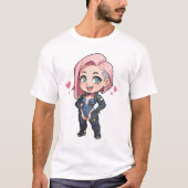 Cyberpunk Chibi Girl Tシャツ (正面)