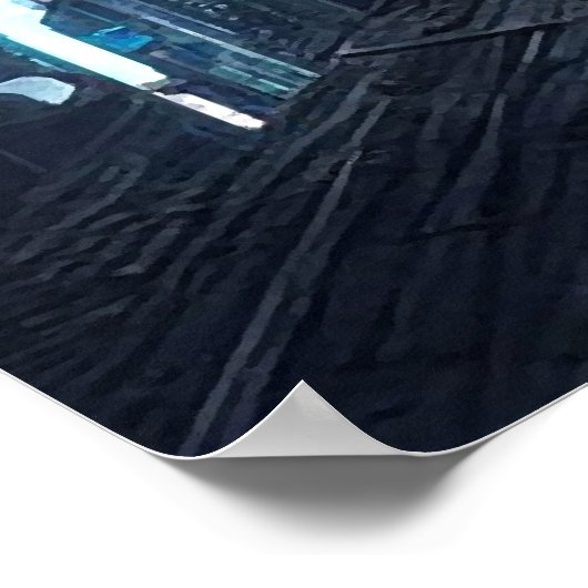 Cyberpunk City Future ポスター (角)