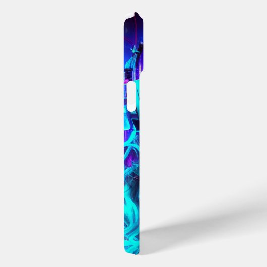 Cyberpunk DJ Girl Case-Mate iPhoneケース (裏面 / 右)