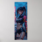 Cyberpunk Femme Fatale:未来的AIアンドロイド ポスター (正面)