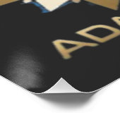 Cyberpunk Fennec Fox Geometric ポスター (コーナー)