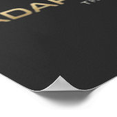 Cyberpunk Fennec Fox Geometric ポスター (角)