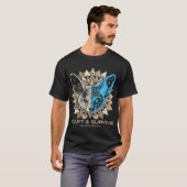 Cyberpunk Fennec Fox Geometric Tシャツ (正面フル)