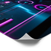 Cyberpunk Gaming Headset ポスター (角)