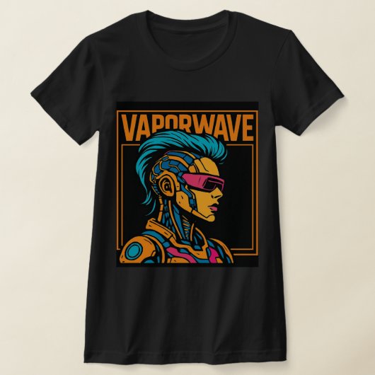 Cyberpunk Girl T-Shirt Tシャツ (レイダウン)