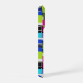 Cyberpunk Glitch Geometric iPhone Case iPhoneケース (右側面)