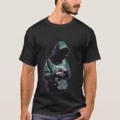 Cyberpunk Hacker Graphic T-Shirt Tシャツ (正面)