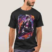 Cyberpunk Husky Tシャツ (正面)