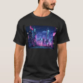 Cyberpunk Japan屋上 Tシャツ (正面)