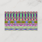 Cyberpunk Javascriptカラーテーブルアート 名刺 (正面)