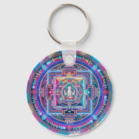 Cyberpunk Mandala キーホルダー (正面)