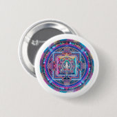 Cyberpunk Mandala 缶バッジ (正面&裏面)