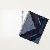 Cyberpunk Mecha Armor | Personalized Gamer Mission プランナー手帳 (ディスプレー)