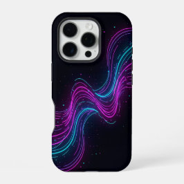 ​Cyberpunk Neon Wave Glitch Gaming Phone Case - Ab iPhone 16 Proケース