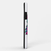 Cyberpunk Neon Wolf - Synthwave Robotic Animal Case-Mate iPhoneケース (裏面/右)