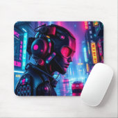Cyberpunk Night City Pilot XL Gaming Desk Mat マウスパッド (マウス)