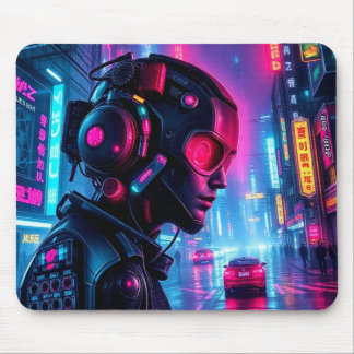 Cyberpunk Night City Pilot XL Gaming Desk Mat マウスパッド