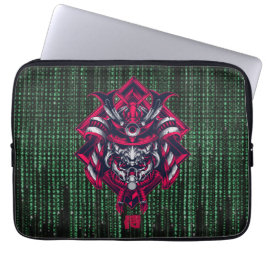 Cyberpunk Oni Matrix Laptop Sleeve ラップトップスリーブ