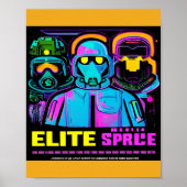 Cyberpunk Propaganda Recruitment Poster ポスター (正面)