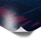 Cyberpunk Ramen Night Poster – Neon Japanese Citys フォトプリント (角)